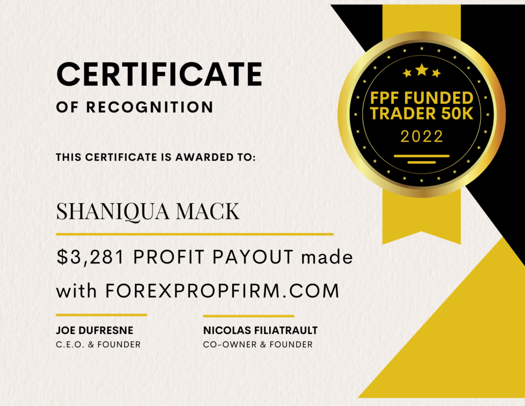 FPF Payout - Shaniqua Mack